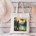 Bigfoot Sasquatch Alien Spaceship UFO Introvert Bruh Canvas Tote Bag Bigfoot Sasquatch Alien Spaceship UFO Introvert Bruh Canvas Tote Bag