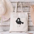 Bird Please Chew Quieter Introvert Quietness Canvas Tote Bag