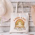 A Book A Day Keeps Reality Away Reading Canvas Tote Bag