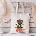 Book Lover Cute Baby Dragon Reading Canvas Tote Bag
