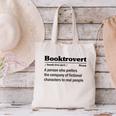 Bookish Book Nerd Introvert Reading Addiction Bookworm Canvas Tote Bag