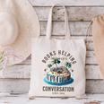 Books Helping Introvert Avoid Conversation Canvas Tote Bag Books Helping Introvert Avoid Conversation Canvas Tote Bag
