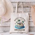 Books Helping Introvert Avoid Conversation Canvas Tote Bag Books Helping Introvert Avoid Conversation Canvas Tote Bag
