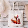 I Like My Books Spicy And My Coffee Icy Skeleton Canvas Tote Bag I Like My Books Spicy And My Coffee Icy Skeleton Canvas Tote Bag