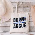 Born To Argue Graduation Lawyer Advocate Attorney Law Canvas Tote Bag