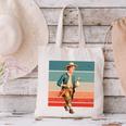 Boy Goose Vintage Rural Pastoral Charm Nostalgia Simple Life Canvas Tote Bag