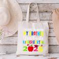 My Brother Graduated Kindergarten Class Of 2025 Graduation Canvas Tote Bag