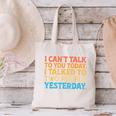 I Can't Talk To You Today Introvert Sarcastic Joke Canvas Tote Bag I Can't Talk To You Today Introvert Sarcastic Joke Canvas Tote Bag