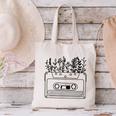 Cassette Tee 80s 90s Retro Party Costume Nostalgia Cassette Canvas Tote Bag
