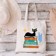 Cat And Books Retro Midcentury Mid Century Aesthetic Canvas Tote Bag Cat And Books Retro Midcentury Mid Century Aesthetic Canvas Tote Bag