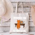 Cat Ignoring You Expert Level Orange Tabby Introvert Canvas Tote Bag