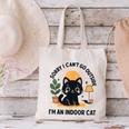 Cat Shirt Introvert Sorry I Can’t Go I’m An Indoor Cat Canvas Tote Bag Cat Shirt Introvert Sorry I Can’t Go I’m An Indoor Cat Canvas Tote Bag