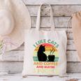 Cats Coffee & 3 People Tee Cute Font Introvert Humor Canvas Tote Bag Cats Coffee & 3 People Tee Cute Font Introvert Humor Canvas Tote Bag