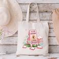 Caution Slippery When Reading Book Reader Canvas Tote Bag