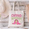 Certified Homebody Trendy Frog Introvert Canvas Tote Bag
