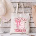 Chapter Thirty Est 1995 Cute 30th Birthday Book Bow Coquette Canvas Tote Bag