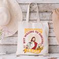 Christian Jesus Religious Sayings Catholic Introvert Canvas Tote Bag