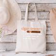 Cigar-Trovert Cigar Smoking Humor Definition Introvert Canvas Tote Bag
