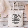 Class Of 1982 Graduation Yr High School Pride Vintage Retro Canvas Tote Bag