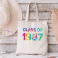 Class Of 1987 School Reunion College Highschool Graduation Canvas Tote Bag