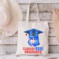 Class Of 2021 Graduate Kawaii Anime Girl School Graduation Canvas Tote Bag