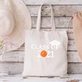 Class Of 2021 Graduation Him Her Basketball Pullover Canvas Tote Bag