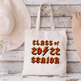 Class 2022 Senior 80s 90s Rock Retro Vintage Graduation Canvas Tote Bag