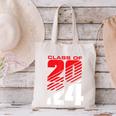 Class Of 2024 High School Senior Graduation Red Sports Style Canvas Tote Bag