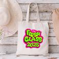 Class Of 2025 Senior Fresh 90s TV Style Retro Graduation Canvas Tote Bag