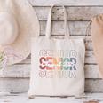 Class Of 2025 Senior 2025 Graduation Leopard Retro Rainbow Canvas Tote Bag