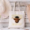 Class Of 2026 Highland Cow Senior Graduation School Pride Canvas Tote Bag