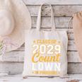 Class Of 2029 Count Down Fun First Day 8th Grade Graduation Canvas Tote Bag