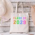 Class Of 2029 High School Graduation Date GraduateShirt Canvas Tote Bag