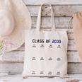 Class Of 2030 Graduation T-Shirt With Space For Handprints Canvas Tote Bag