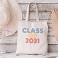 Class Of 2031 Graduation Canvas Tote Bag
