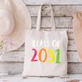 Class Of 2031 Kindergarten Graduation Back To School T-Shirt Canvas Tote Bag