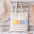 Class Of 2035 Grow With Me Checklist Graduation Canvas Tote Bag