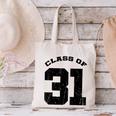 Class Of 31 Date High School Kindergarten Graduation Shirt Canvas Tote Bag