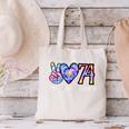 Class Of 74 1974 50th Class Reunion Tie Dye Graduation Items Canvas Tote Bag