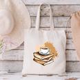 Coffee And Books Adult Books Lover Reading Canvas Tote Bag