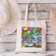 Colorful Kidcore 90s Nostalgia Meme Sneakers Robot Toy Slime Canvas Tote Bag Colorful Kidcore 90s Nostalgia Meme Sneakers Robot Toy Slime Canvas Tote Bag