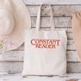 Constant Reader Fan Of Horror Suspense Books Bibliophile Canvas Tote Bag