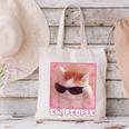 Cool Cat Meme Ew People Anti Social Introvert Cute Cat Canvas Tote Bag