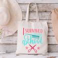 Cosmetology Graduation Tee I Survived Cosmetology School Canvas Tote Bag