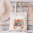 Cozy Autumn Books Fully Booked For Fall Books Pumpkin Canvas Tote Bag