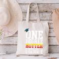 Criminal Justice Graduation Tshirt One Degree Hotter Canvas Tote Bag
