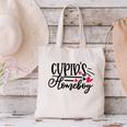 Cupid's Homebody Introvert Valentine's Day Home Canvas Tote Bag