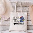 Cute Graduation Cat Masters High School T-Shirt For Men Women Kids Canvas Tote Bag