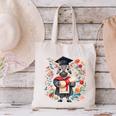 Cute Graduation Zebra Holding DiplomaShirt Canvas Tote Bag