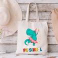 Cute Magical Ballerina Dino Unicorn Preschool Graduation Canvas Tote Bag